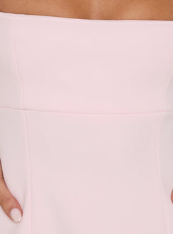 Alyn Halter Mini Dress Pink