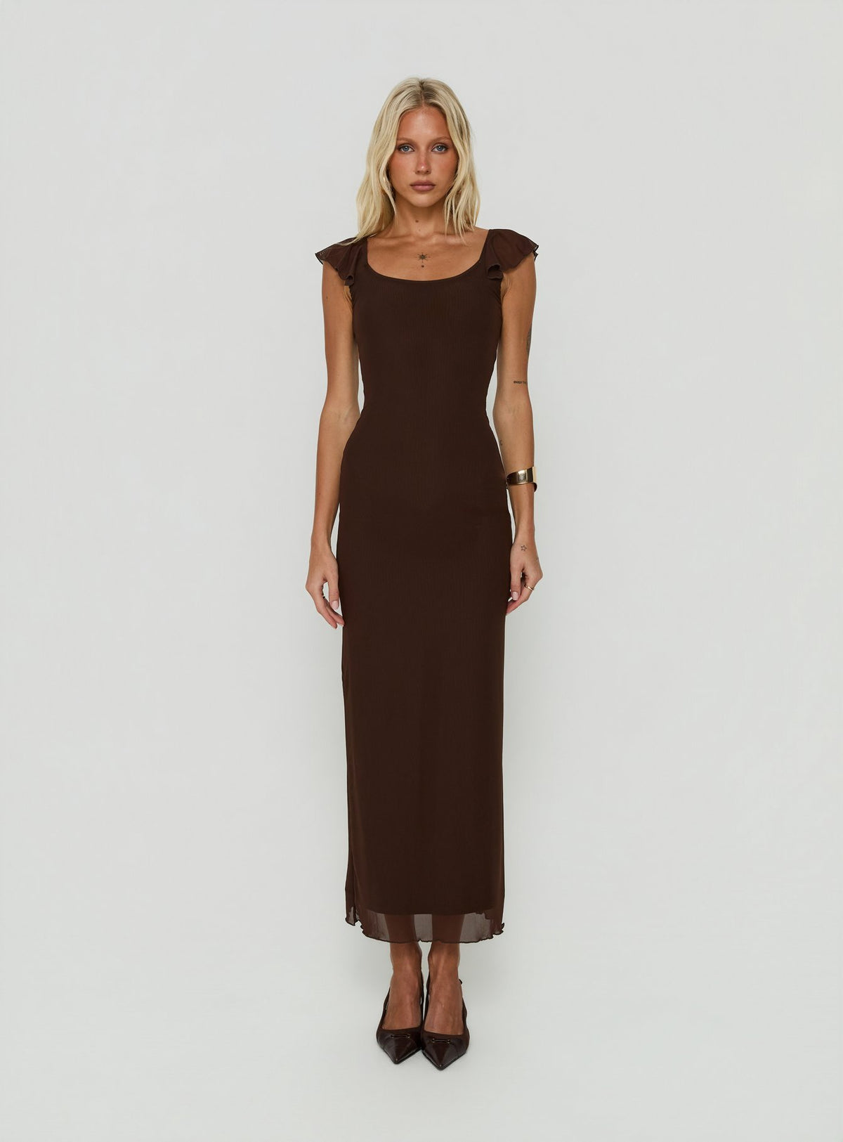 Sandberg Maxi Dress Chocolate