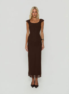 Sandberg Maxi Dress Chocolate