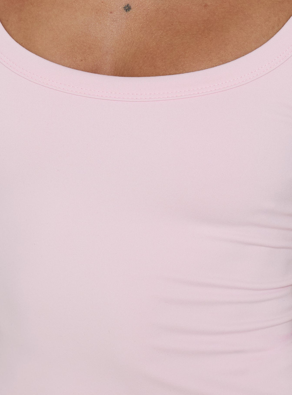Kasper Cinched Longline Tank Top Marshmallow Pink