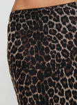 Ergo Maxi Skirt Leopard