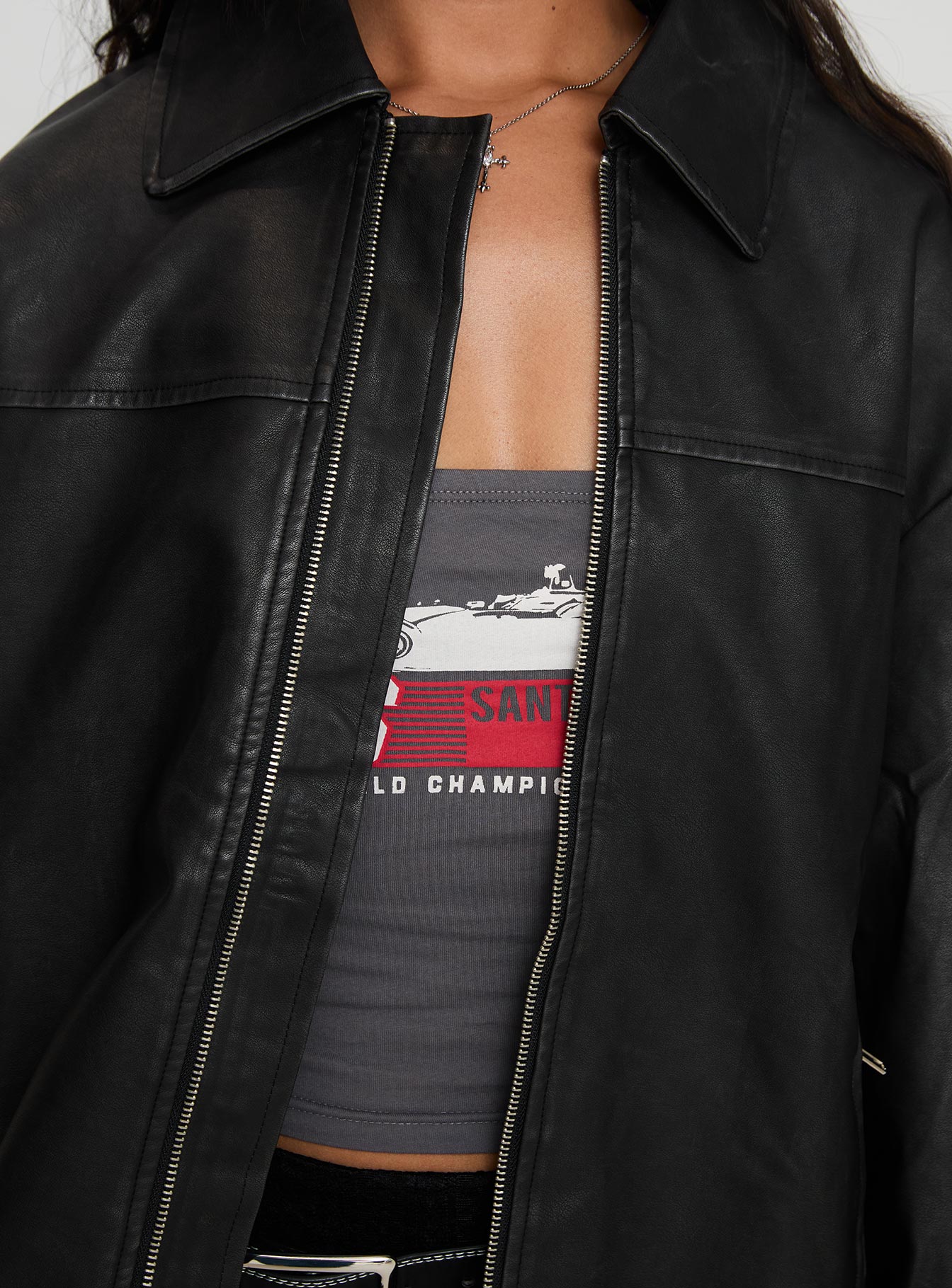 ［GRANCY] Napoleon Leather Blouson / GRANCY】Napoleon Leather Blouson / ナポレオンレザーブルゾン