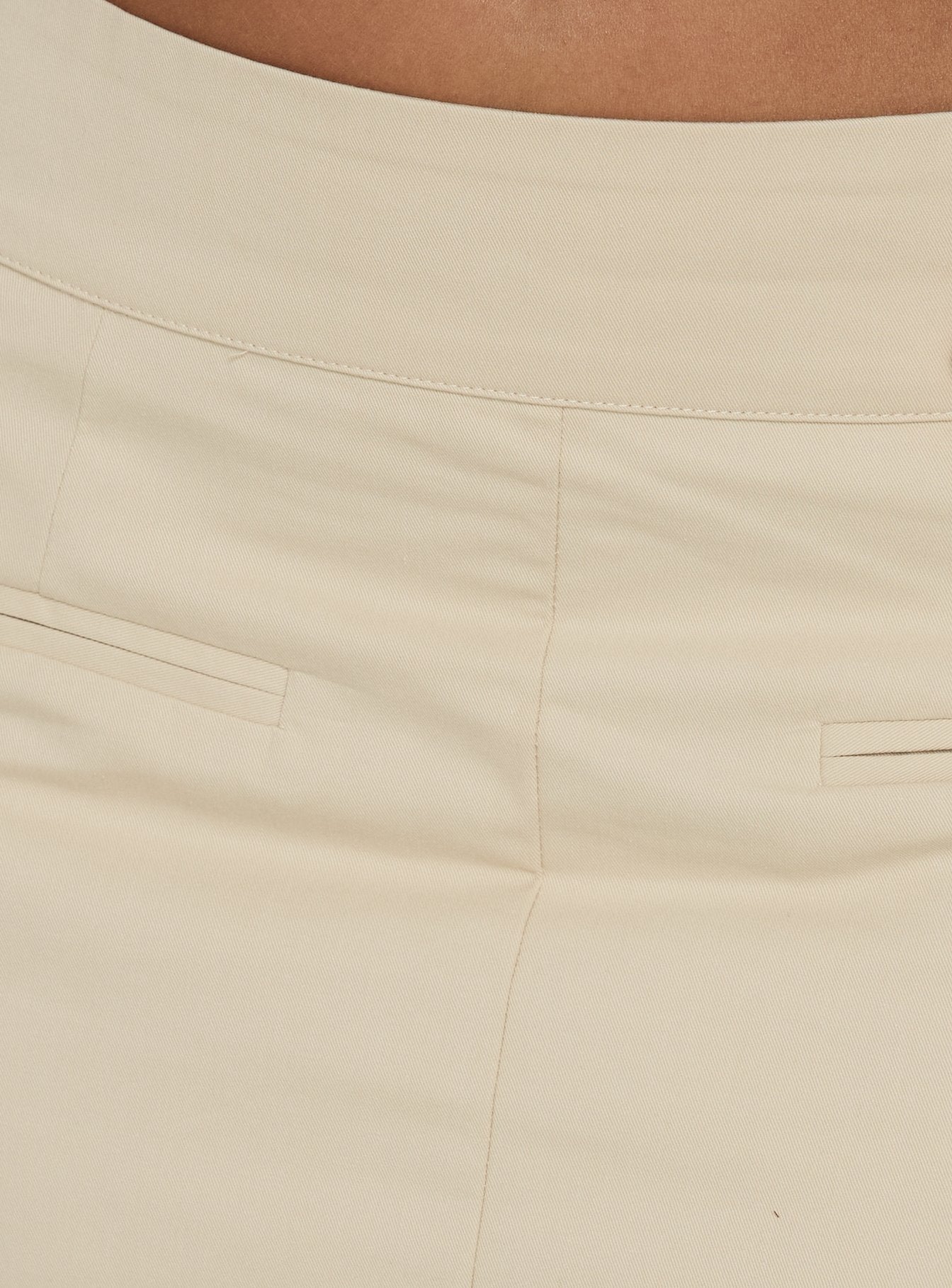 Edeniah Pencil Midi Skirt Beige