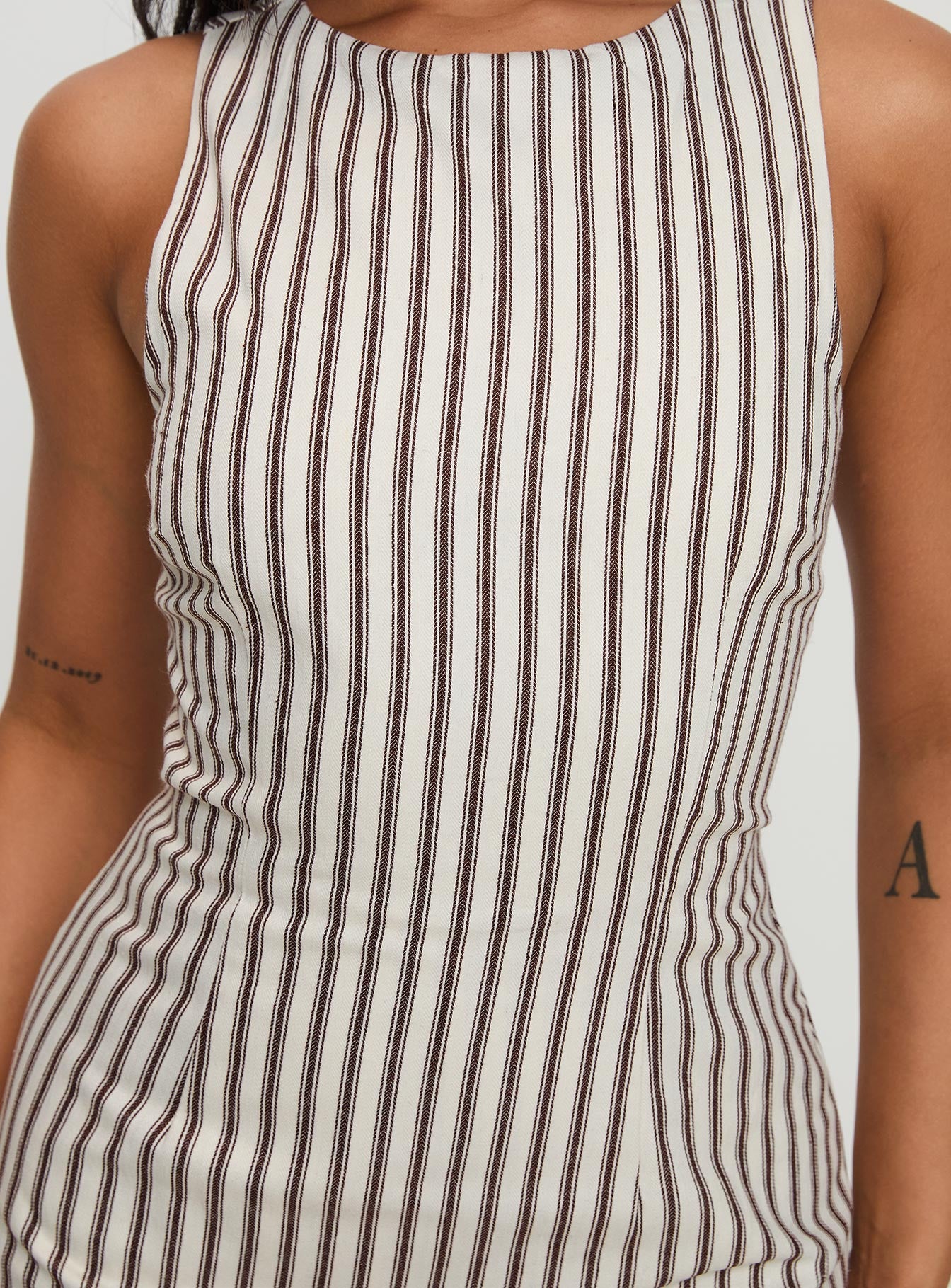 princess polly romper dress Yumiko Romper | Brown Stripe | Womens