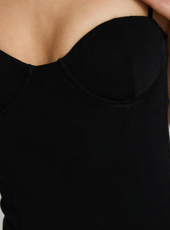 Anataza Underwire Top Black
