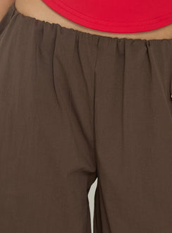Lunea Concealed Waistband Cargo Pants Brown