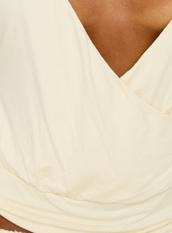 Clock Ticking Cinched Top Cream