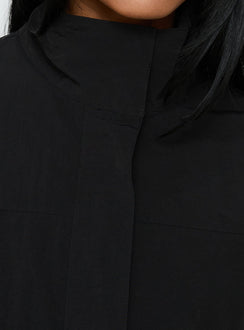 Shoreline Windbreaker Jacket Noir