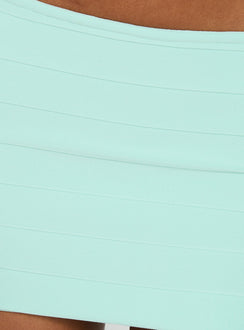 product Princess Polly Justina Bandage Mini Skirt Jelly Mint Mini Skirts 