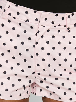 Swayer Micro Short Pink Polka Dot