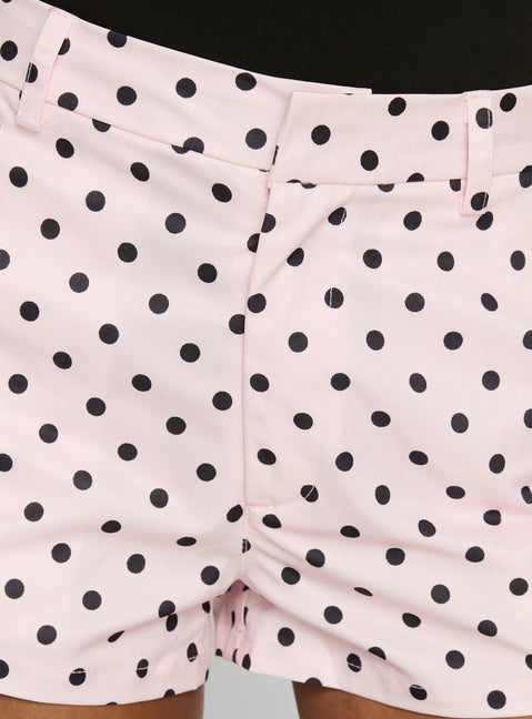 Swayer Micro Short Pink Polka Dot