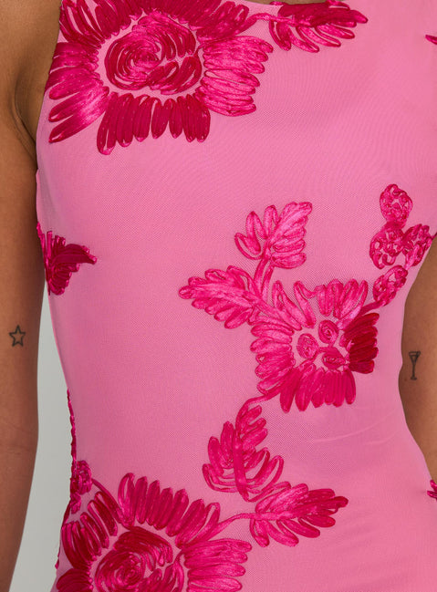 Fionna Floral Maxi Dress | Pink | Womens | Princess Polly Fionna Floral Maxi Dress | Pink | Womens | Princess Polly