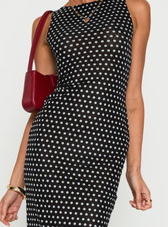 product Princess Polly Top Of Mind Maxi Dress Black Crew Neck 