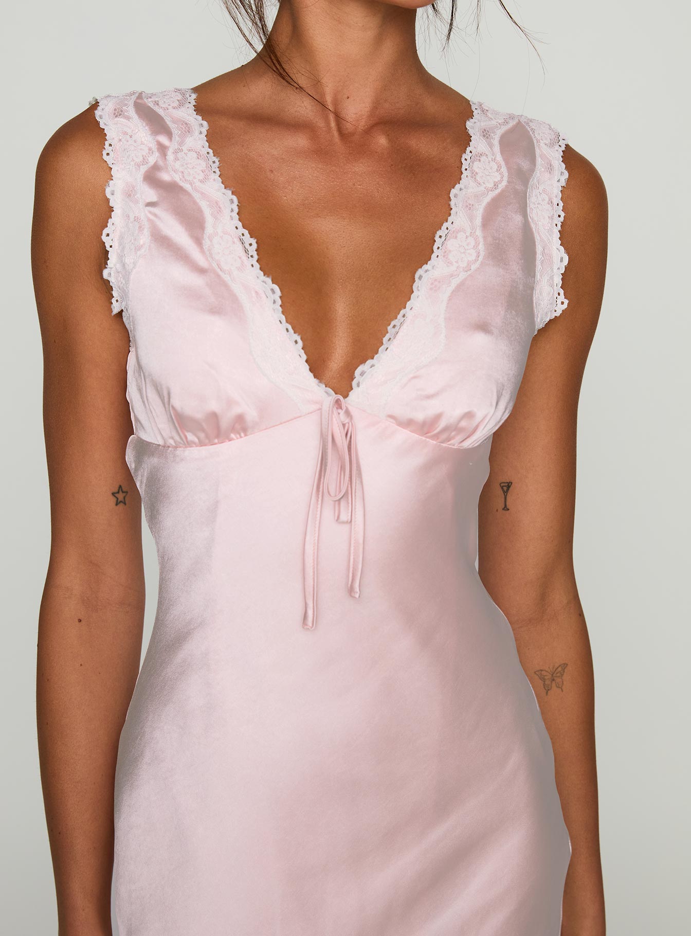 Liliya Lace Maxi Dress Pink | Princess Polly Liliya Lace Maxi Dress Pink | Princess Polly