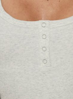 Islana Henley Tank Top Grey