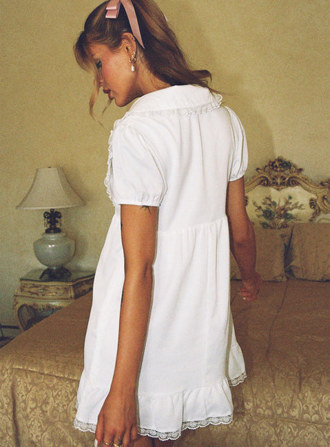princess polly penelope dress Penelofie Mini Dress White