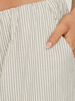 Lunea Concealed Waistband Pants Pinstripe