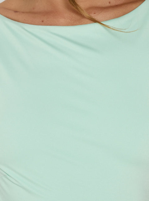 Kaidee Ruched Maxi Dress Jelly Mint