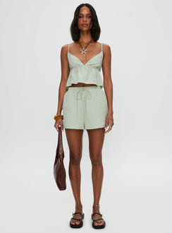 Lille Set Green Gingham