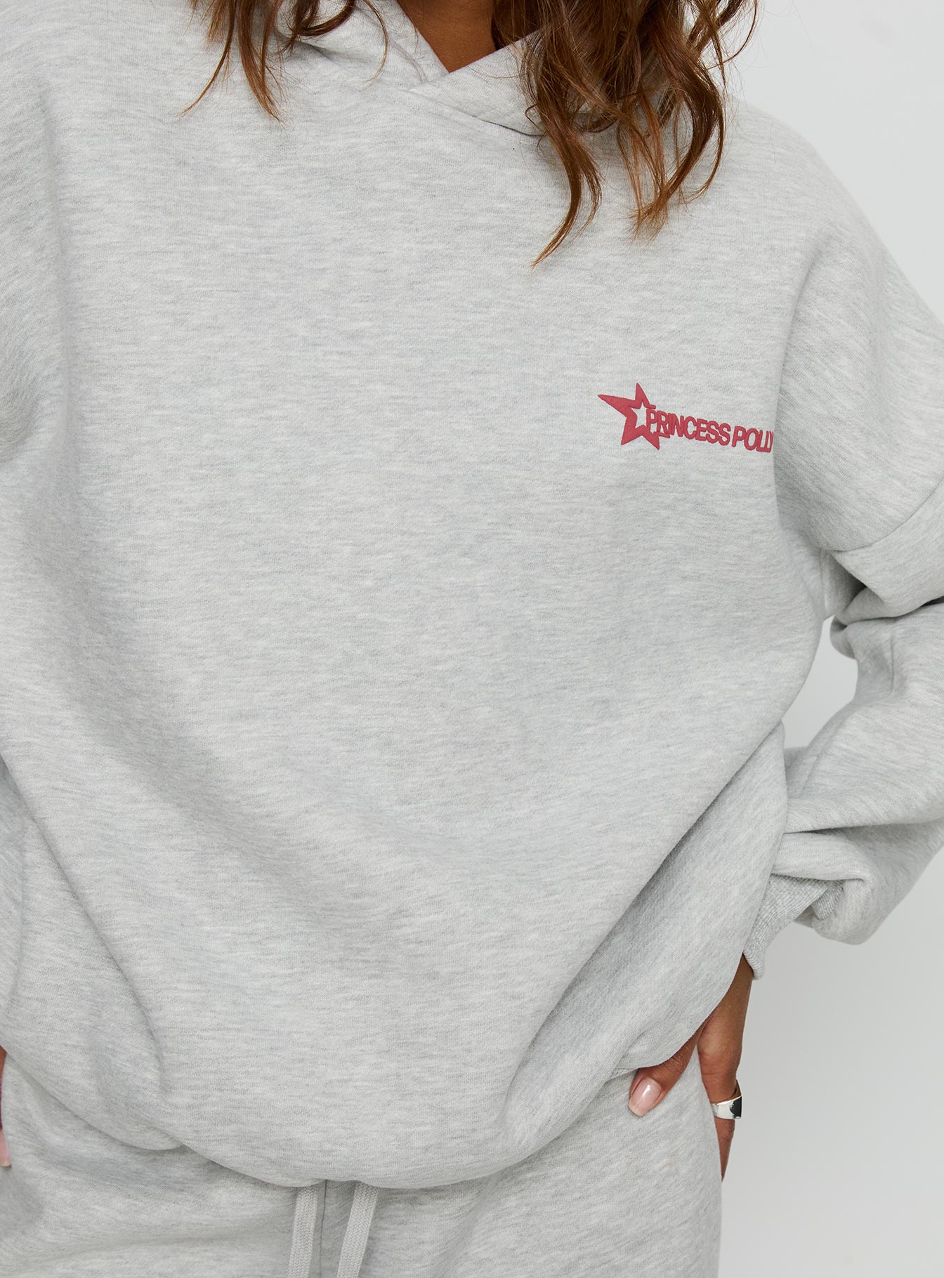 product Princess Polly Princess Polly Stargirl Hoodie Grey Marle 