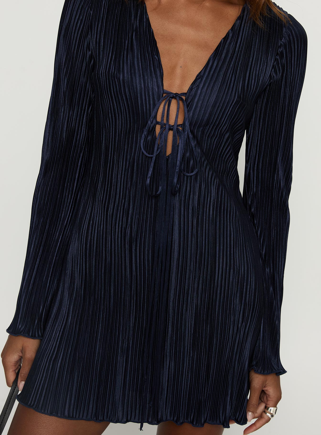 princess polly malop dress Malop Long Sleeve Mini Dress Black