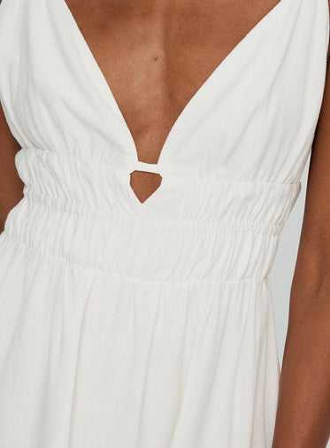 Elpida Mini Dress White