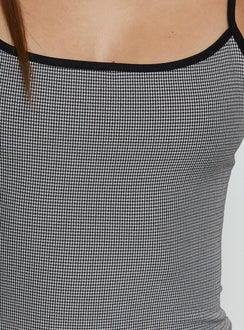 Voyage Mini Dress Noir Gingham