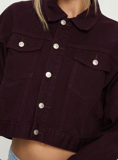 Hughes Denim Jacket Currant