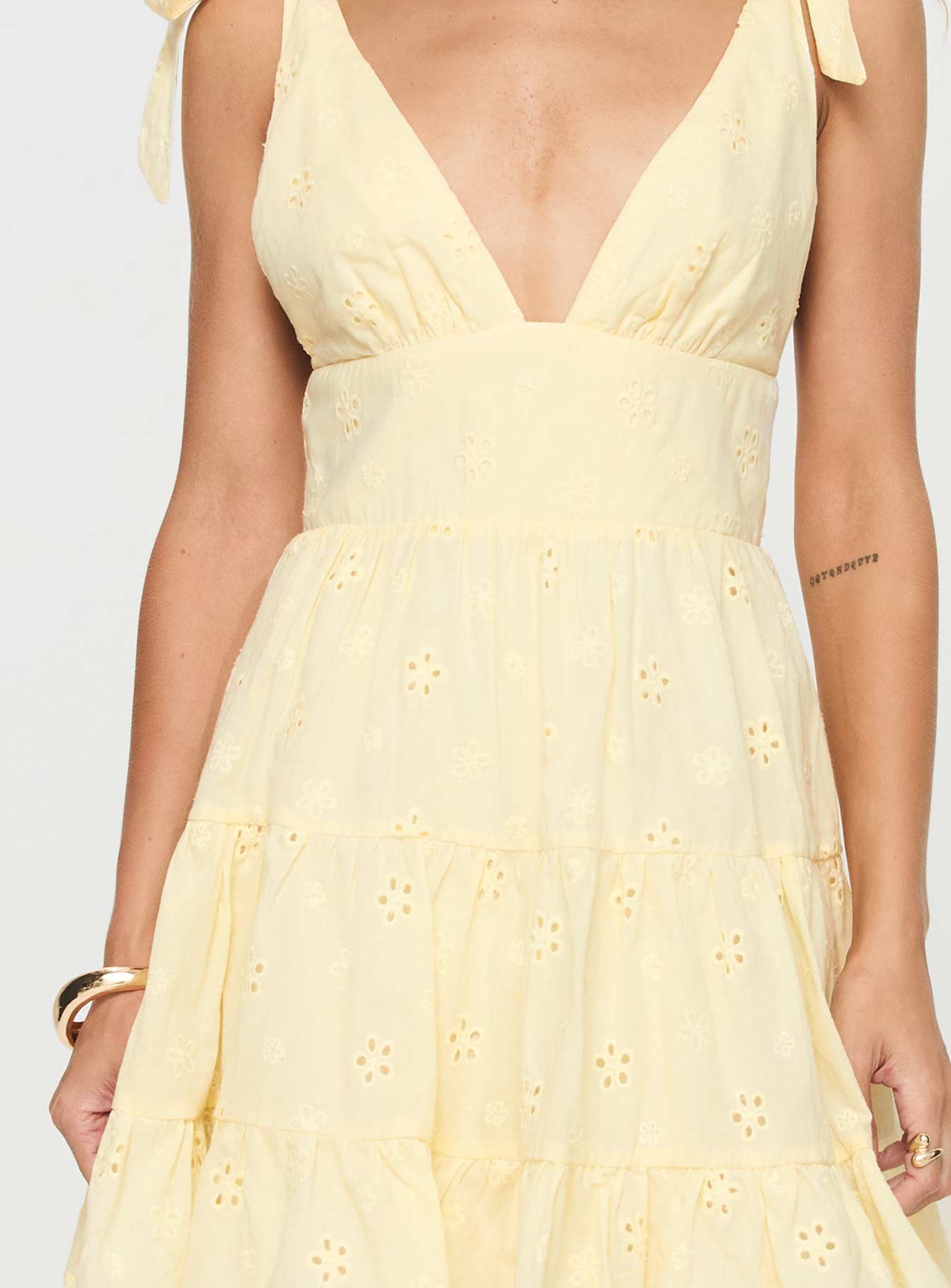 yellow dress princess polly Galvis Mini Dress | Lemon | Womens