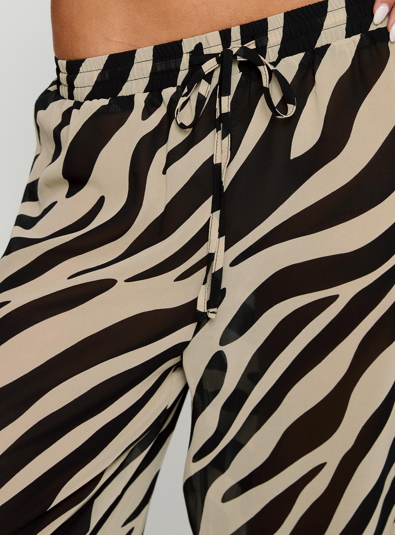 product Princess Polly Fyre Wide Leg Pant Zebra Low Rise Pants 