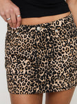 product Princess Polly Nickei Denim Mini Skirt Leopard Mini Skirts 