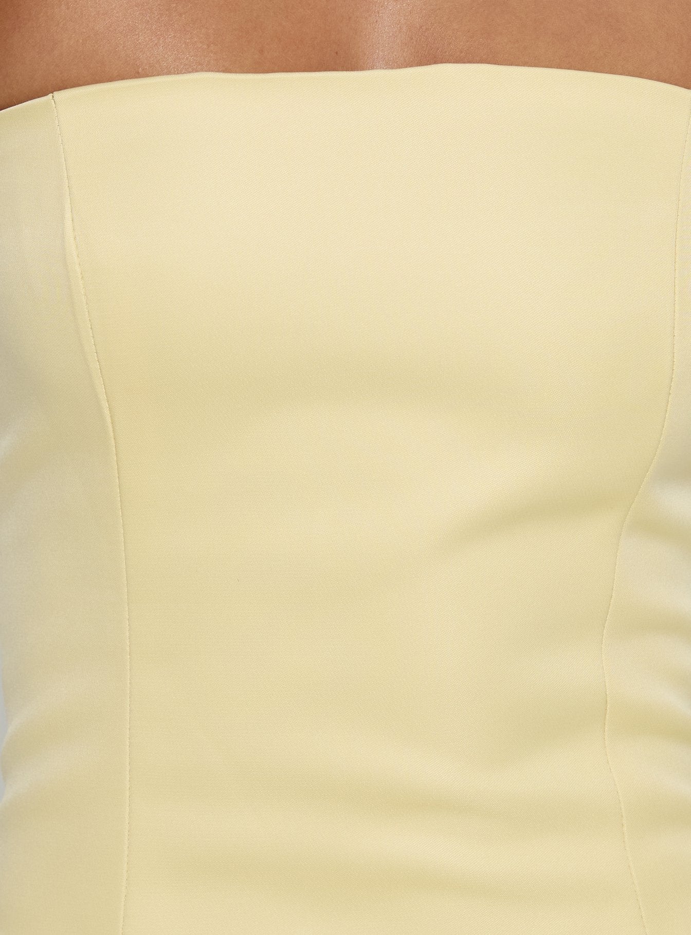 Soft Bloom Drop Waist Strapless Maxi Dress | Yellow | Womens | Princess Polly Soft Bloom Drop Waist Strapless Maxi Dress | Yellow | Womens | Princess Polly