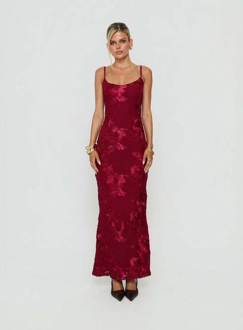Jacalyn Maxi Dress Red