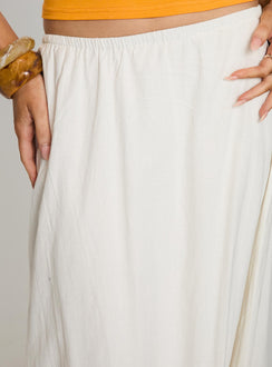 Empress Of Love Maxi Skirt White