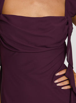 Lanai Maxi Dress Plum