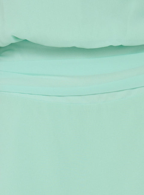 Dopamine Drapey Arrowneck Playsuit Mint
