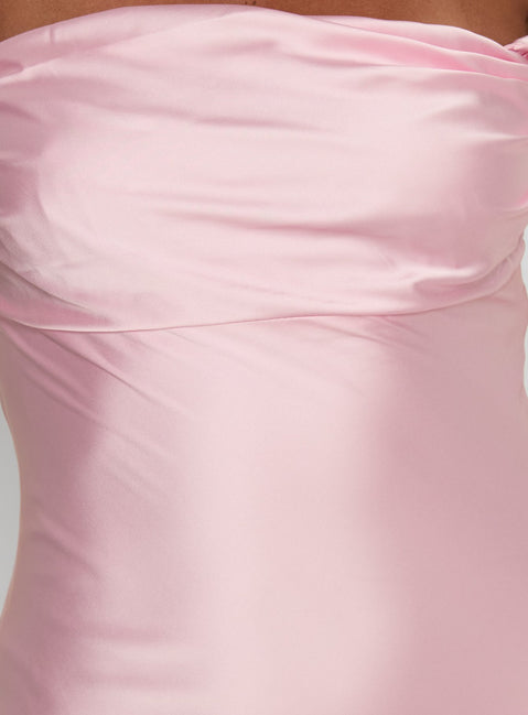 Azura Off The Shoulder Maxi Dress Pink Azura Off The Shoulder Maxi Dress Pink