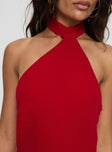Abriela Maxi Dress Red