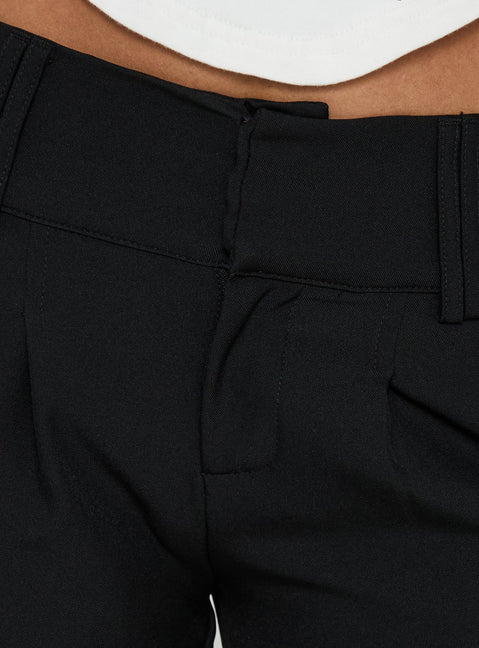 Loved Up Low Rise Baggy Pants Black Tall