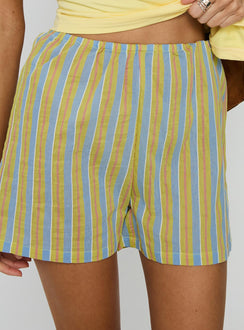 Tropic Babe Short Multi Stripe