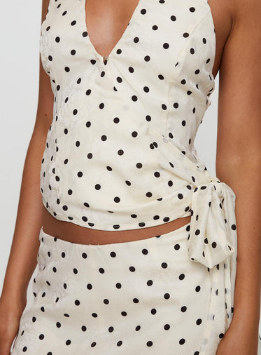 Beffanie Halter Wrap Set Polka Dot