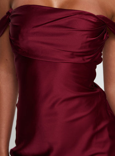 open lace back dress Red Floral Wrap Dress