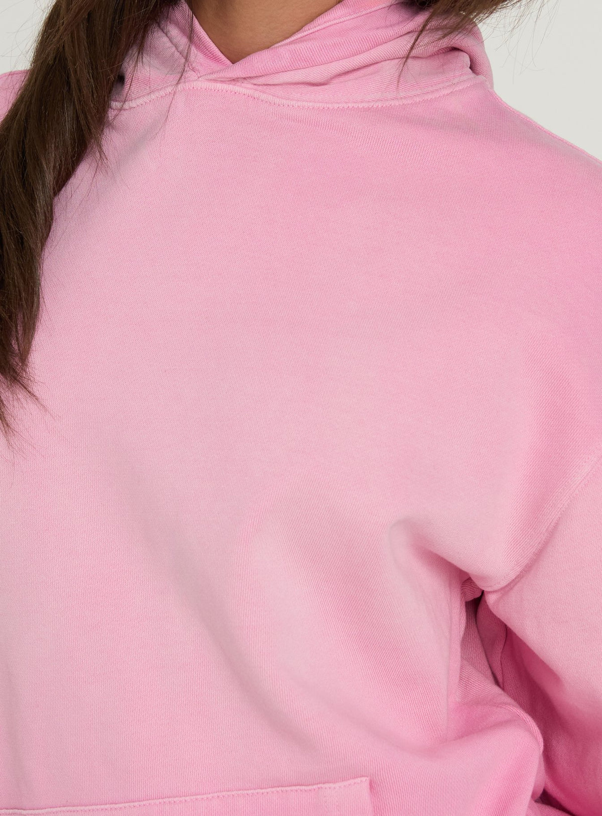 AT Pullover Oversized Hoodie Washed Pink