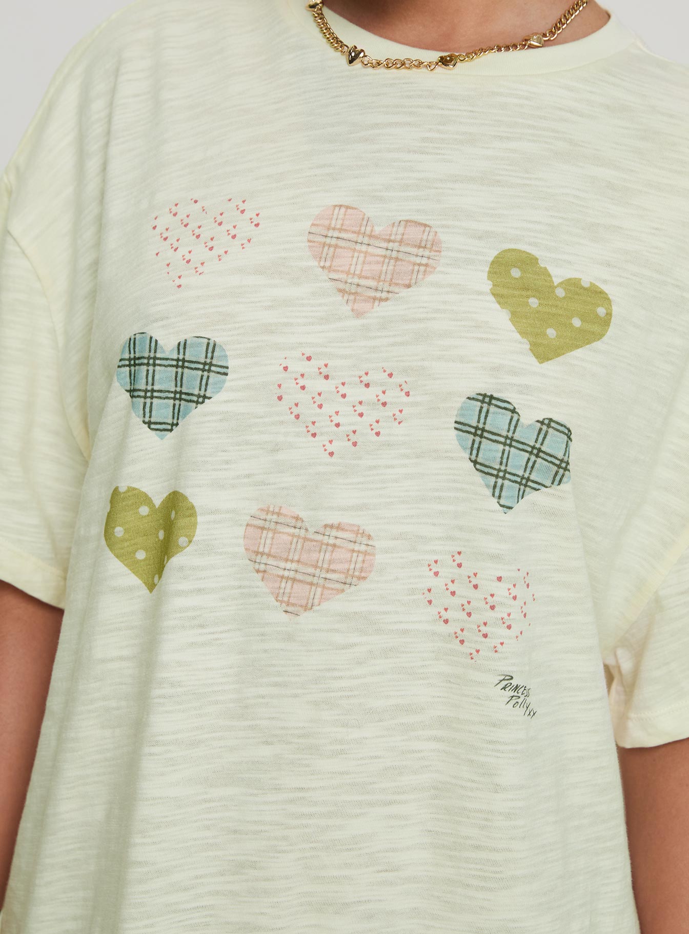 Heart Strong Nightie Sleep Dress Multi