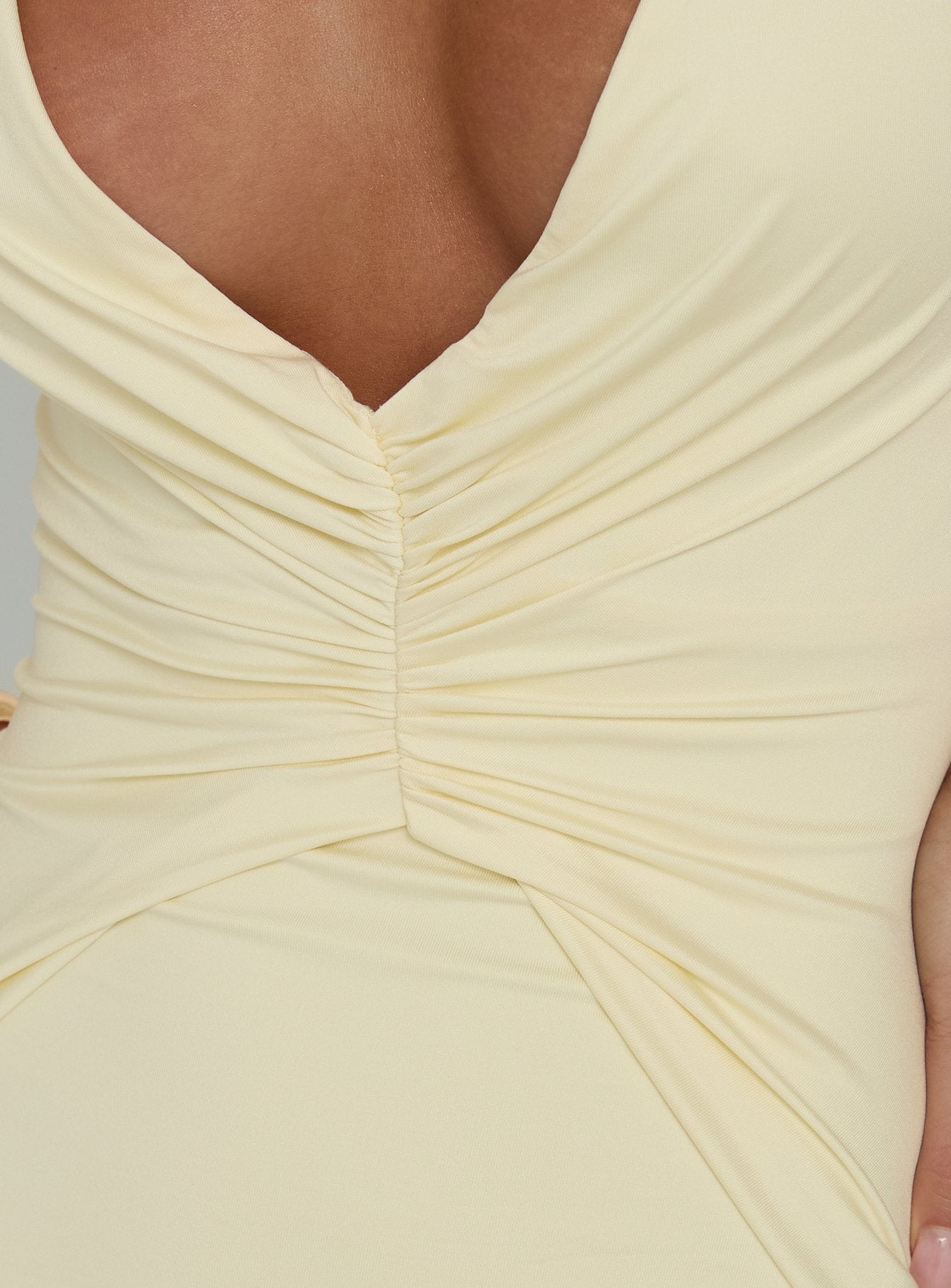 princess polly frederica plunge maxi dress Frederica Plunge Maxi Dress Chocolate