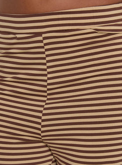 product Princess Polly Timora Pants Brown Stripe Mid Rise Pants 