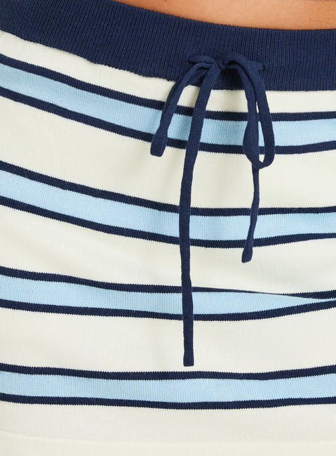 Kissie Knit Skort Multi Stripe