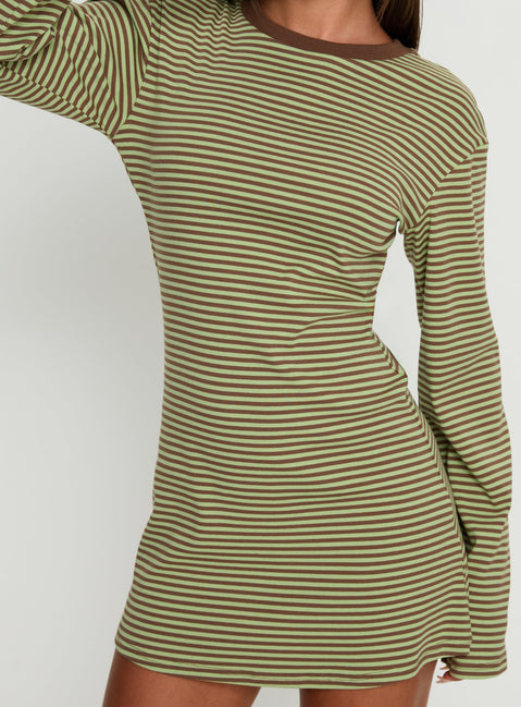 princess polly green stripe dress Lewisa Maxi Dress Green Stripe