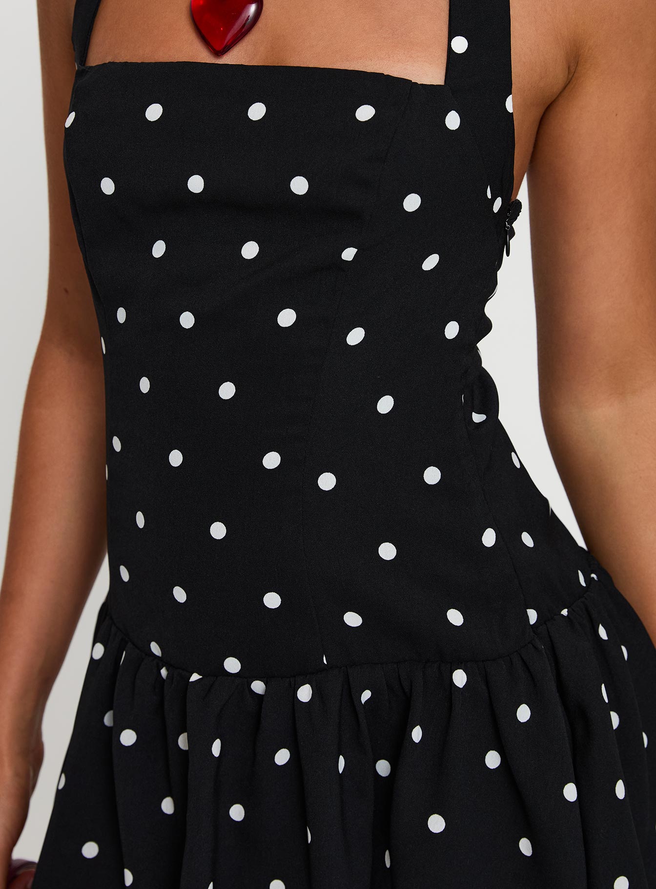 Gigli Bubble Hem Mini Dress Polka Dot | Princess Polly Gigli Bubble Hem Mini Dress Polka Dot | Princess Polly