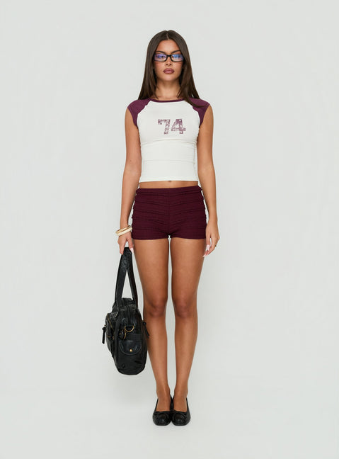 Think Fast Shorts Blackberry